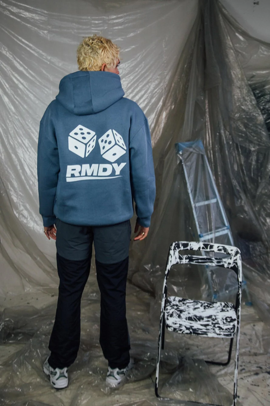 Petrol Blue Dice RMDY Hoodie
